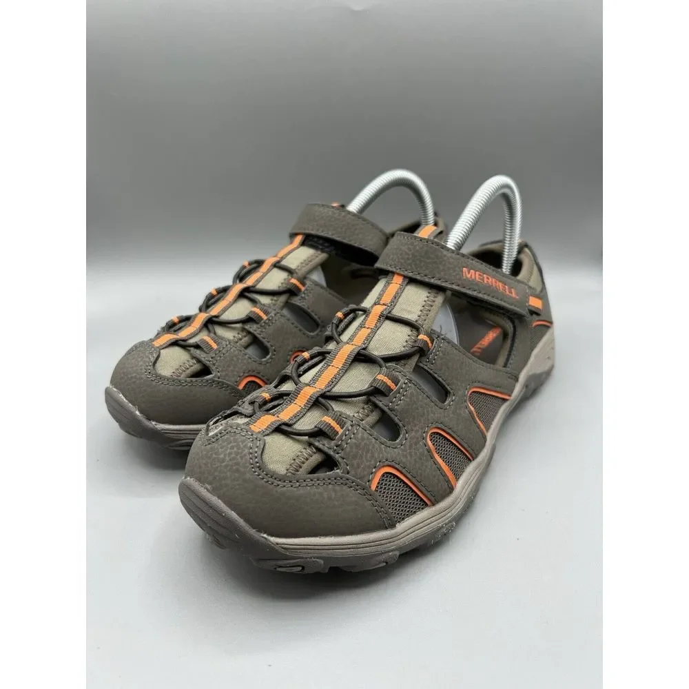 MERRELL Select Fresh Sandals Womens Size 7W Tan Orange Cushion Beach Swim Casual